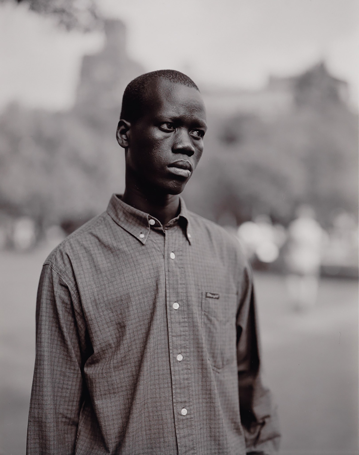 JUDITH JOY ROSS (1946- ) Edward, Ojiok Edward, 17 Years Old, Sudanese Refugee, Washington Square Park, September 20.